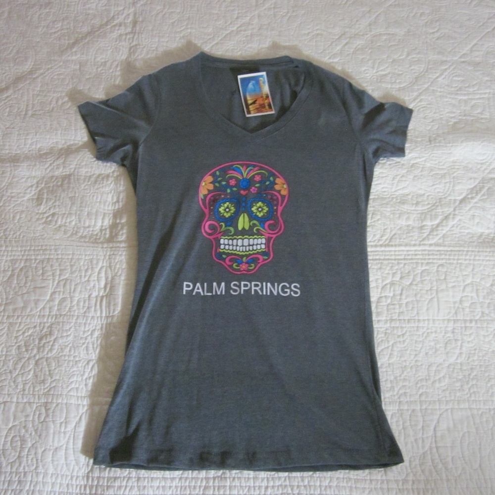 California Scene L Gray Palm Springs Sugar Skull
